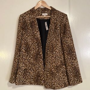 Loft Leopard Print Blazer 12